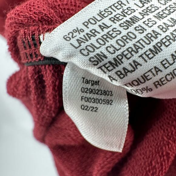 Isabel by Ingrid & Isabel Red Pullover Maternity Sweatshirt Womens S Cowl Neck - Picture 6 of 8